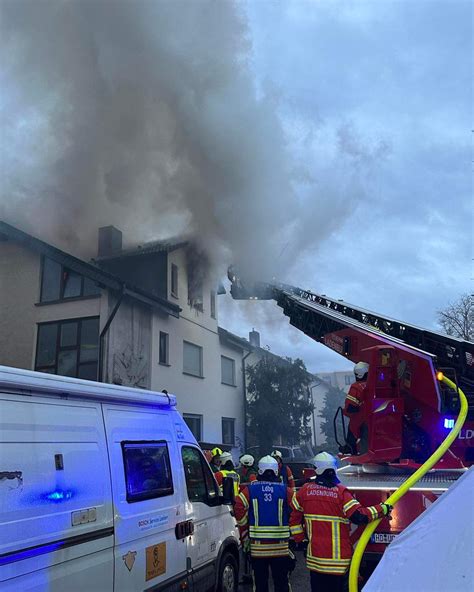 Ladenburg Zwei Bewohner Bei Brand Verstorben Update Pressemeier