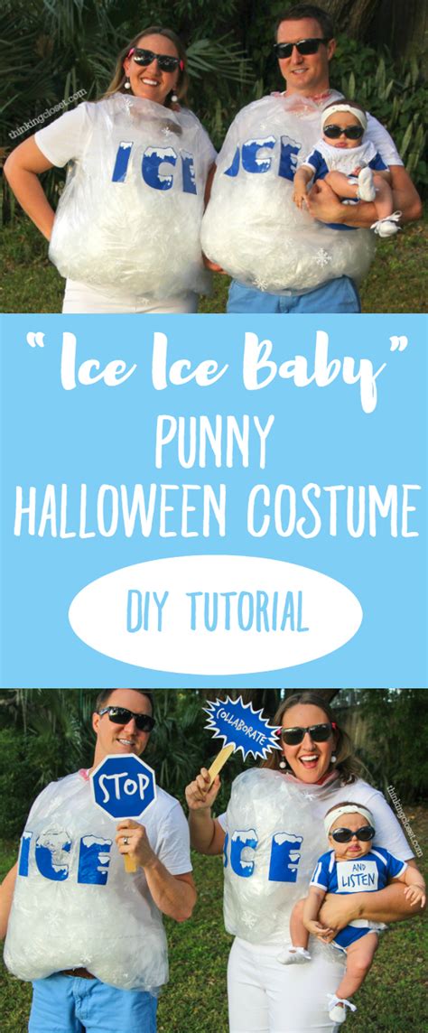 "Ice Ice Baby" Punny Halloween Costume - the thinking closet