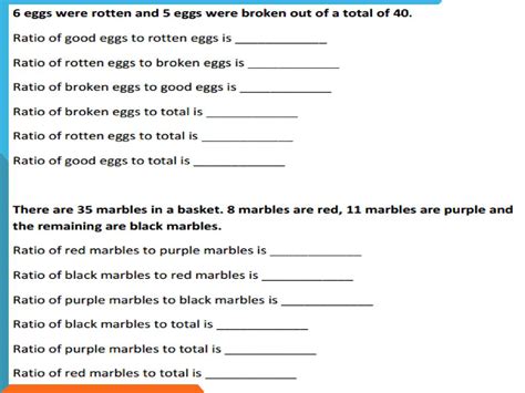 Unit 6 Ratios SPI Solve Problems Involving Ratios Rates And