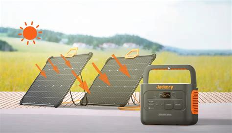 Jackery Explorer 1000 EU Panneau Solaire SolarSaga 80 Sac Foto