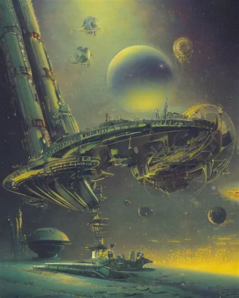 Krea A Sci Fi Weyland Industries Space Art Paintings Of The