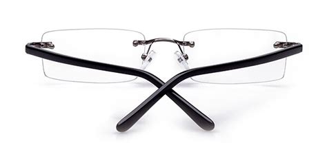 Montecelio Rectangle Gunmetal Glasses For Men Eyebuydirect Canada