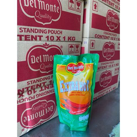 Jual SAUS DELMONTE EXTRA HOT REFILL 1000gr Shopee Indonesia