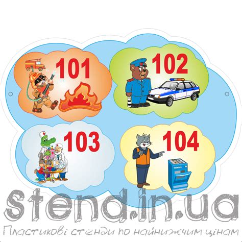 stend ekstreni telefoni  plastikovi stendi zi znizhkoyu