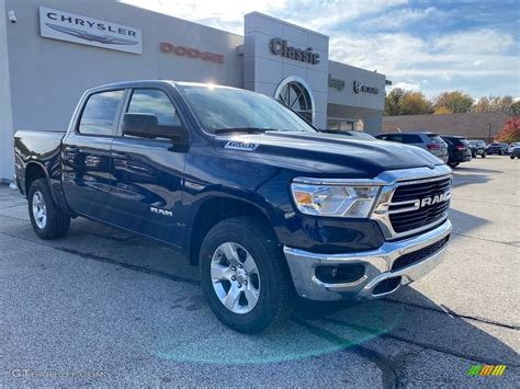 2021 Patriot Blue Pearl Ram 1500 Big Horn Crew Cab 4x4 140016909 Photo