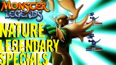 Monster Legends All Nature Legendary Monsters Special Skills