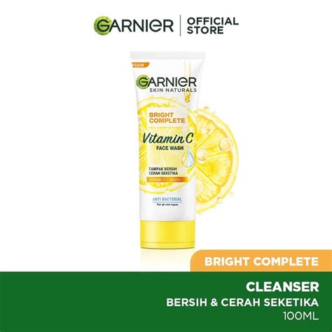 Jual GARNIER PENCUCI MUKA LIGHT COMPLETE BRIGHTENING WHITESPEED LEMON