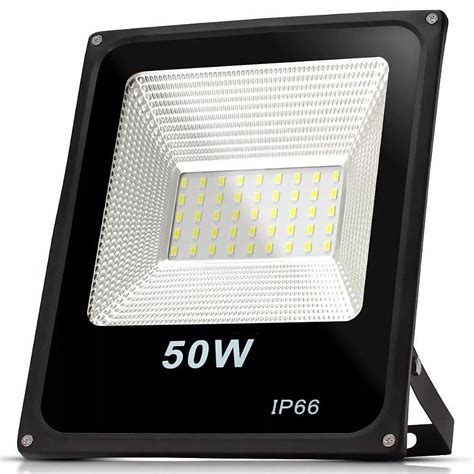 Refletor Holofote LED 50W SMD IP66 A prova D Água Branco Frio 6000k