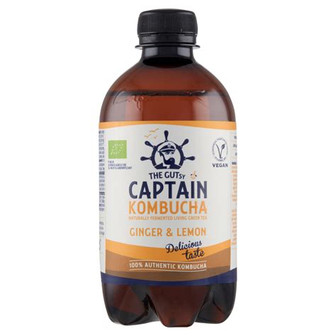 The Gutsy Captain Bio Kombucha L Fl R S Tea Ml Gy Mb R Citrom