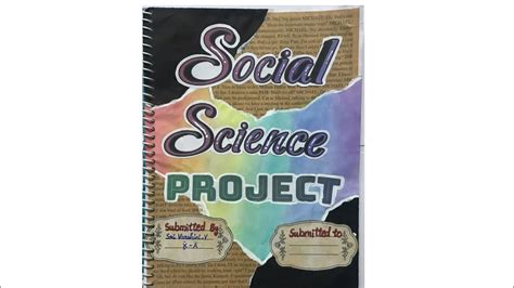 Social Issues” Project Class 10 Cbse Youtube