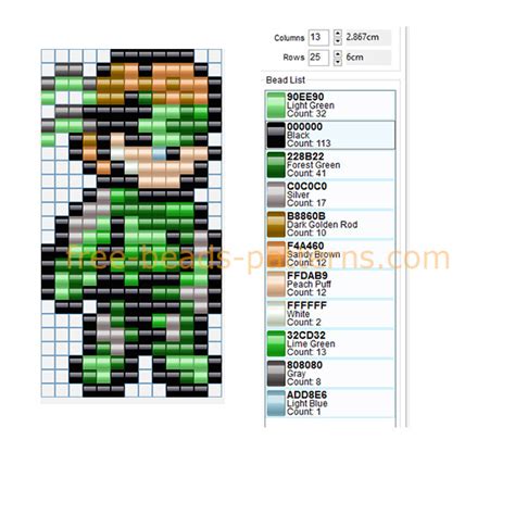 Big Boss Naked Snake John Metal Gear Solid Mgs Perler Beads Pattern