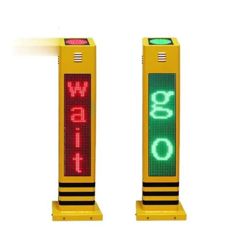 IP65 In Roadway Warning Light Smart Pedestrian Warning Bollards Voice