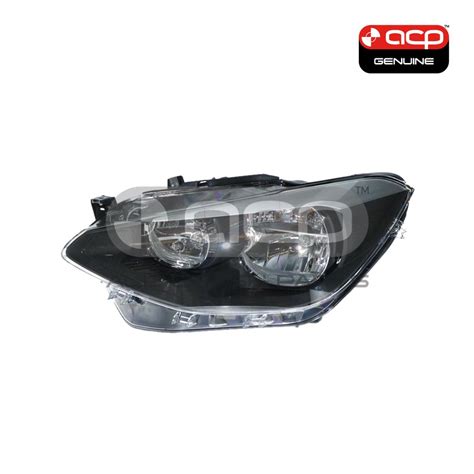 Halogen Manual Adjust Head Lamp Passenger Side OES Suits BMW 1 Series