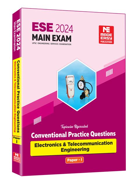 ESE 2024 Main Exam Practice Book Electronics And Telecommunication