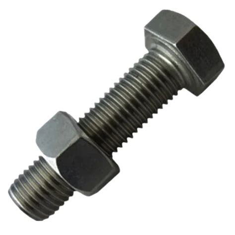 Grey Corrosion Resistance Hex Head Galvanized Full Threaded Ms Bolt Nut At Best Price In Pune