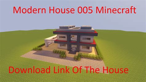 Minecraft Modern House Schematic Download