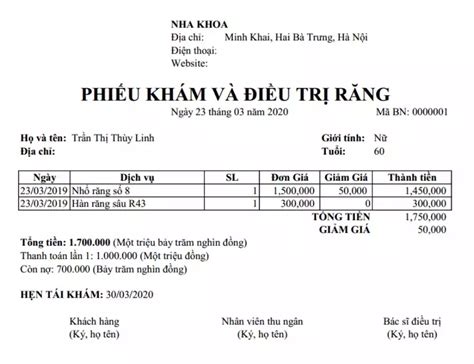 Tổng hợp 100 mẫu mẫu đơn thuốc phòng khám Giúp bác sỹ hỗ trợ bệnh nhân