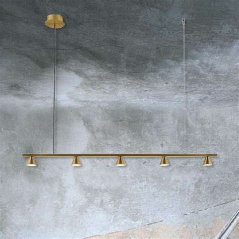 Suspended 5 Light Spotlight Bar Cl 39450 In 2020 Light Concrete