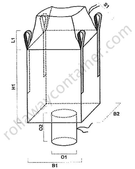 Big Bag Antispanciamento Per Pallet Con Apertura A Caramella E Valvola