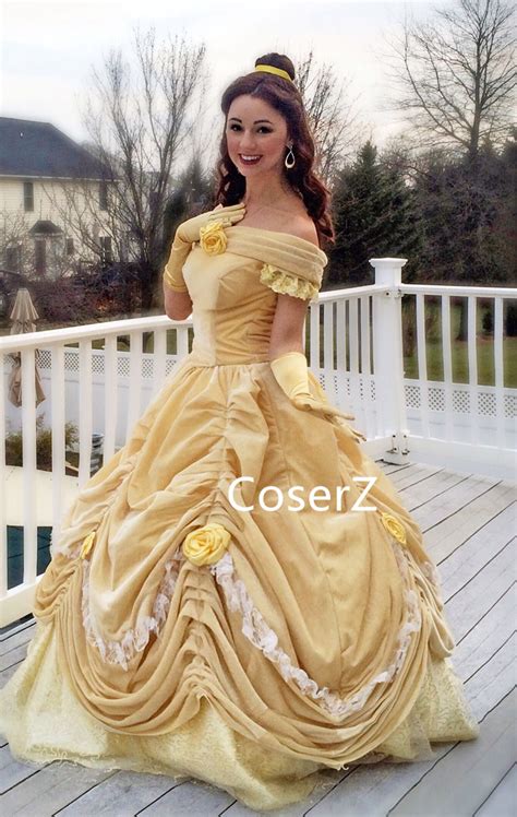 Custom Made Princess Belle Costume Princess Belle Dress Specialty