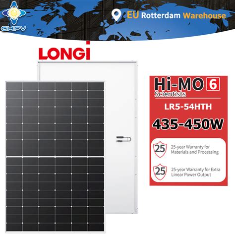 Longi Hi Mo 6 Scientists Lr5 54hth Mono High Quality Solar Panels 435W