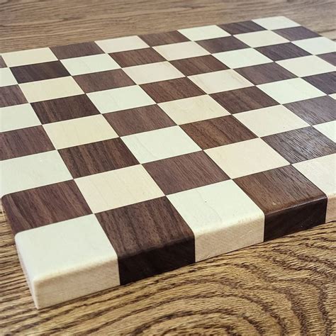 Hand Made Walnut And Maple Checker Board Chess Board Wood Board Games