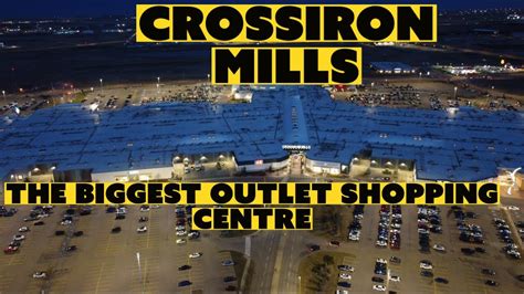 The Biggest One Level Outlet Mall In Alberta Crossiron Mills Calgary