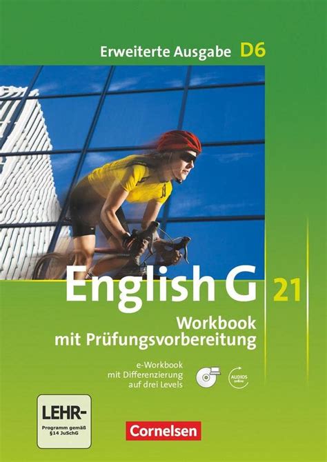 English G Erweiterte Ausgabe D Band Schuljahr Workbook