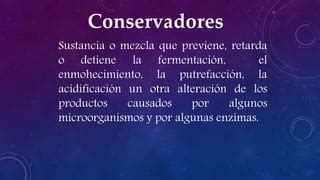 Conservadores PPT