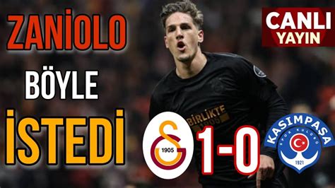 GALATASARAYDAN TARİHİ REKOR ZANİOLO GOLÜNÜ ATTI GALATASARAY KAZANDI