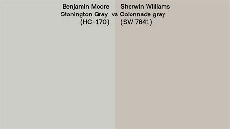 Benjamin Moore Stonington Gray HC 170 Vs Sherwin Williams Colonnade