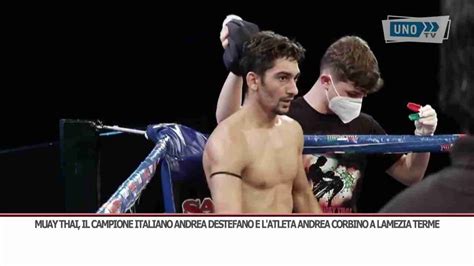 Muay Thai Il Campione Italiano Andrea Destefano E Latleta Andrea