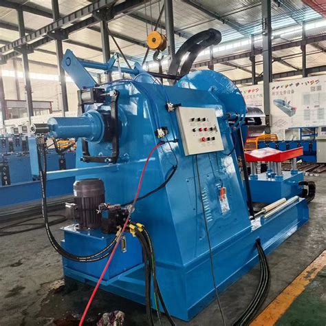 Galvanized Steel Coil Hydraulic Decoiler 10tons 5 Tons Automatic