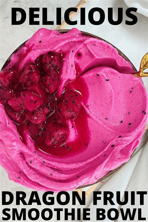 Dragon Fruit Smoothie Bowl Receta Batidos Saludables Batidos