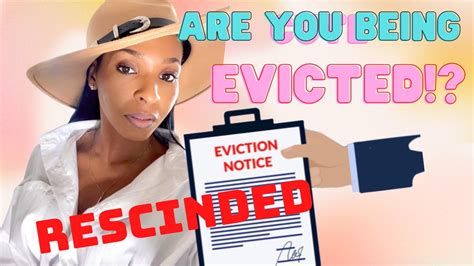 This Is How You Stop Your Eviction Process Rescission Youtube