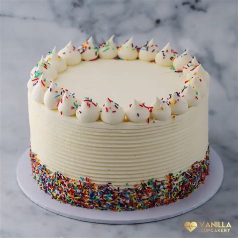 Sprinkles Birthday Cake By Vanilla Cupcakery Sydney