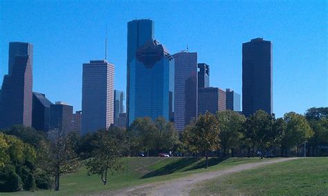 Houston Architecture Bridges Cities City Texas Night Towers