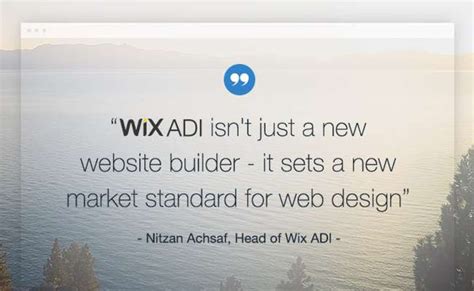 Wix.com Launches Wix ADI - Artificial Design Intelligence - and