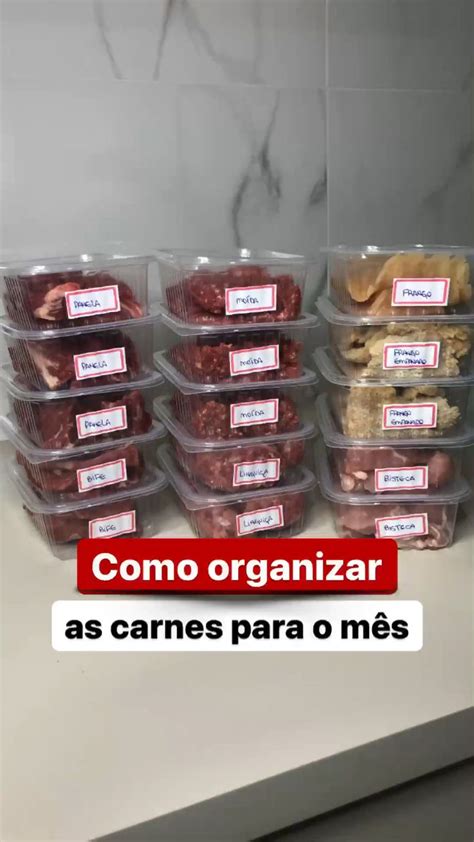 Como Organizar As Carnes Para O M S Organiza O De Frigor Fico Dicas