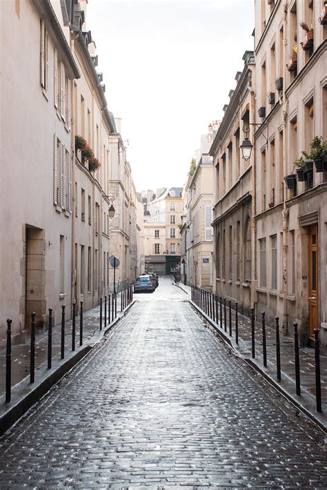 Rain Soaked Cobblestone Streets in Paris - Rebecca Plotnick Photography