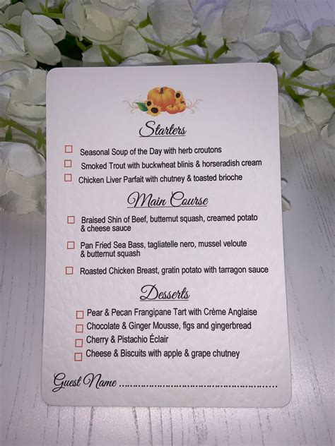 Choice Menu Template