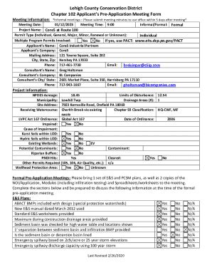 Fillable Online Files Dep State Pa New Form For Formal And Informal Pre