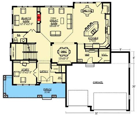 Two Story House Plans With Open Floor Plan - floorplans.click