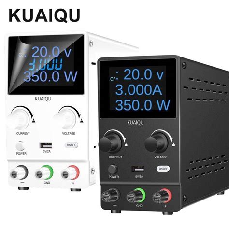 KUAIQU 120V 3A Adjustable DC Lab Power Supply Switching Voltage