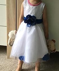 YiZYiF Mädchen Prinzessin Kleid Festlich Hochzeit Blumenmädchen Kleid