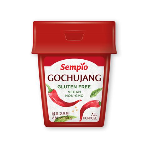 Gochujang Korean Chili Paste Gluten Free Sempio