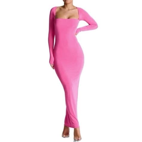 Naked Wardrobe Dresses Nwt N By Naked Wardrobe Long Sleeve Maxi