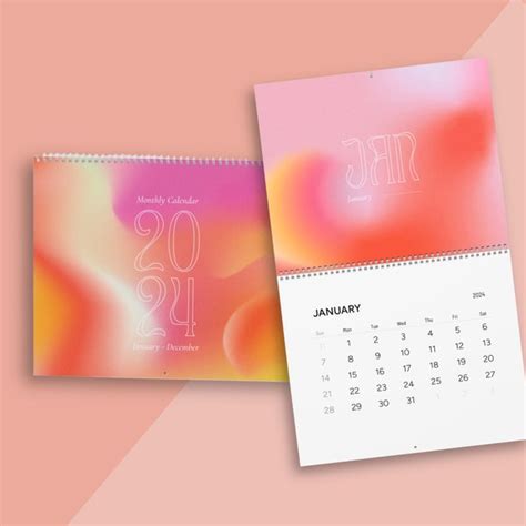 Aesthetic 2024 Calendar Etsy