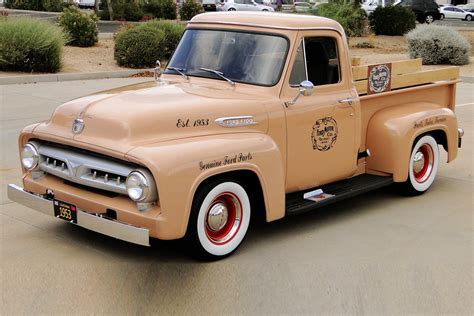 1953 Ford F 100 Custom Pickup Front 34 195978