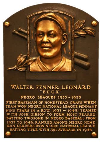 Leonard, Buck | Baseball Hall of Fame